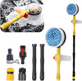 Automatic 360° Rotating Car Wash Cleaning Brush Kit Scratch-Free Cleaning